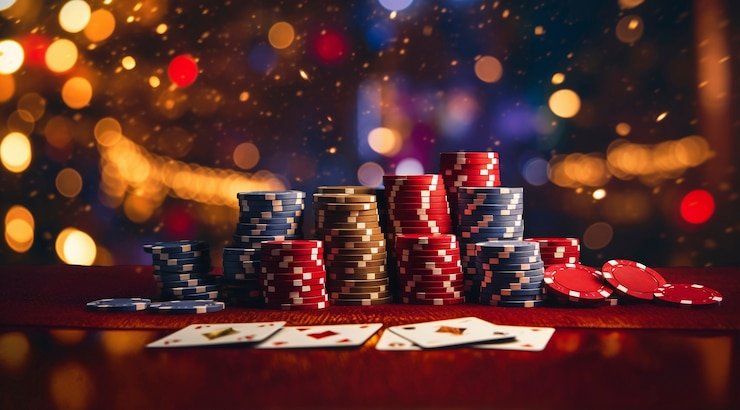 Permainan meja casino klasik seperti blackjack dan roulette tersedia dalam platform digital